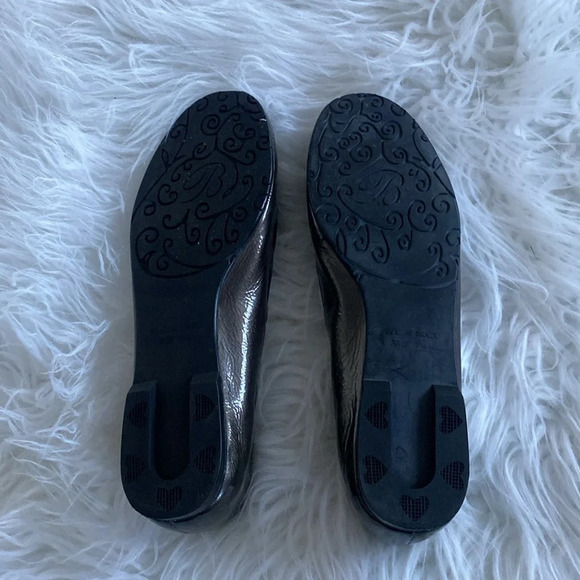 Brighton Julie Grey Metalic Ballet Flats Size 7.5M - Picture 5 of 8